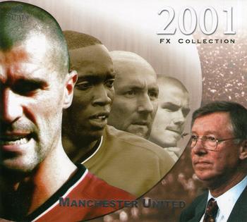 2001 Futera Manchester United FX - Centrepiece Card #NNO Centrepiece Card Front