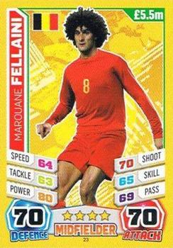 2014 Topps Match Attax England World Cup #23 Marouane Fellaini Front