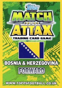 2014 Topps Match Attax England World Cup #32 Vedad Ibisevic Back