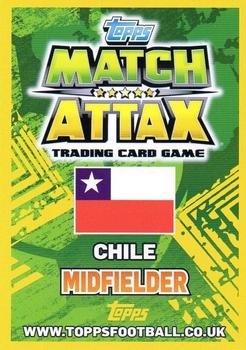 2014 Topps Match Attax England World Cup #52 Gary Medel Back