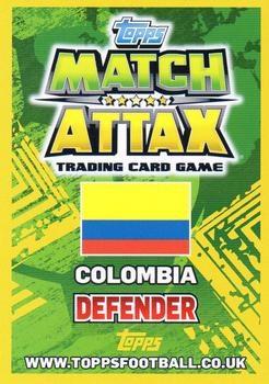 2014 Topps Match Attax England World Cup #57 Mario Yepes Back