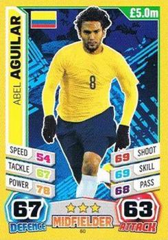 2014 Topps Match Attax England World Cup #60 Abel Aguilar Front