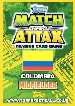 2014 Topps Match Attax England World Cup #61 Fredy Guarin Back