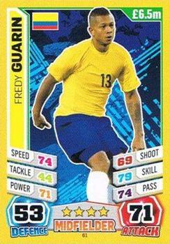 2014 Topps Match Attax England World Cup #61 Fredy Guarin Front