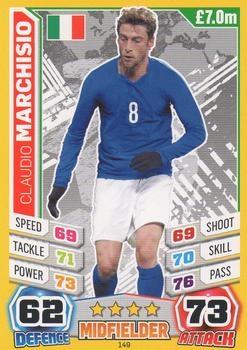 2014 Topps Match Attax England World Cup #149 Claudio Marchisio Front