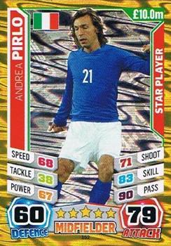 2014 Topps Match Attax England World Cup #152 Andrea Pirlo Front