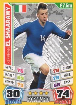 2014 Topps Match Attax England World Cup #154 Stephan El Shaarawy Front