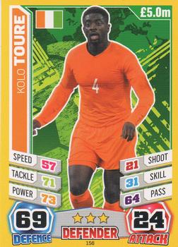 2014 Topps Match Attax England World Cup #156 Kolo Toure Front