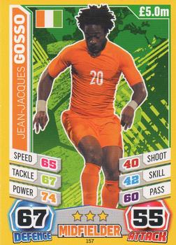 2014 Topps Match Attax England World Cup #157 Jean-Jacques Gosso Front