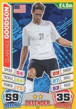 2014 Topps Match Attax England World Cup #235 Clarence Goodson Front