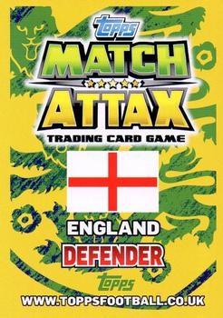 2014 Topps Match Attax England World Cup #248 Phil Jagielka Back