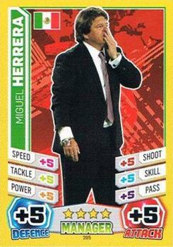 2014 Topps Match Attax England World Cup #295 Miguel Herrera Front