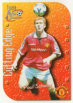 tarjeta RH 6 Futera Manchester Utd Ltd Edition 1998 Rojo Caliente Paul Scholes
