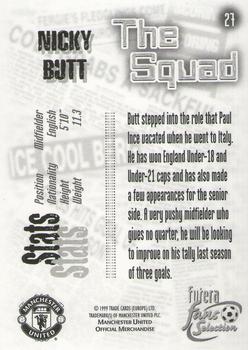 1999 Futera Manchester United Fans' Selection #27 Nicky Butt Back