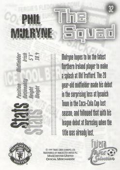 1999 Futera Manchester United Fans' Selection #32 Phil Mulryne Back
