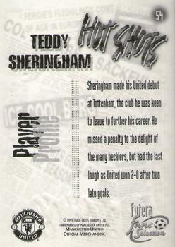 1999 Futera Manchester United Fans' Selection #54 Teddy Sheringham Back
