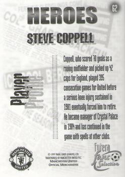 1999 Futera Manchester United Fans' Selection #62 Steve Coppell Back