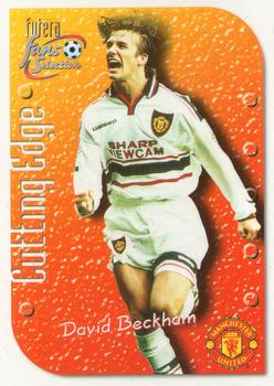 1999 Futera Manchester United Fans' Selection - Cutting Edge Embossed #CE7 David Beckham Front