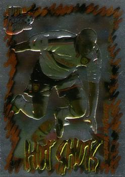 1999 Futera Manchester United Fans' Selection - Hot Shots #49 Dwight Yorke Front