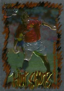 1999 Futera Manchester United Fans' Selection - Hot Shots #54 Teddy Sheringham Front