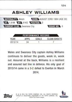 2014 Topps Premier Gold #124 Ashley Williams Back