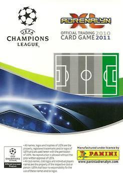 2010-11 Panini Adrenalyn XL UEFA Champions League Update Edition #NNO Lionel Messi Back