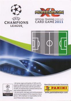 2010-11 Panini Adrenalyn XL UEFA Champions League Update Edition #NNO Marco Borriello Back