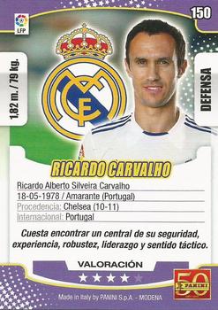 2011-12 Panini Megacracks #150 Ricardo Carvalho Back