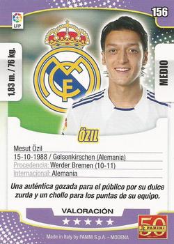 2011-12 Panini Megacracks #156 Özil Back
