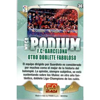 2011-12 Panini Megacracks #361 F.C. Barcelona Back