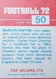 1971-72 Panini Football 72 #50 Marvin Hinton Back