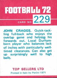 1971-72 Panini Football 72 #229 John Craggs Back