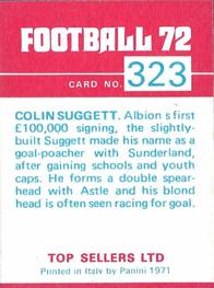 1971-72 Panini Football 72 #323 Colin Suggett Back