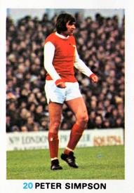 1977-78 FKS Publishers Soccer Stars #20 Peter Simpson Front