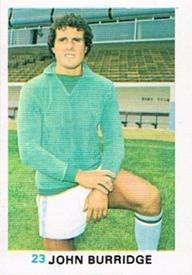 1977-78 FKS Publishers Soccer Stars #23 John Burridge Front