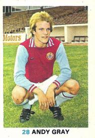 1977-78 FKS Publishers Soccer Stars #28 Andy Gray Front