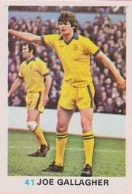 1977-78 FKS Publishers Soccer Stars #41 Joe Gallagher Front