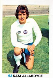 1977-78 FKS Publishers Soccer Stars #63 Sam Allardyce Front