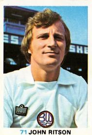 1977-78 FKS Publishers Soccer Stars #71 John Ritson Front