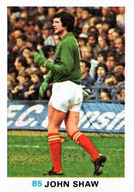 1977-78 FKS Publishers Soccer Stars #85 John Shaw Front