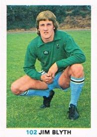 1977-78 FKS Publishers Soccer Stars #102 Jim Blyth Front