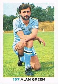 1977-78 FKS Publishers Soccer Stars #107 Alan Green Front