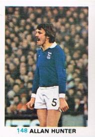 1977-78 FKS Publishers Soccer Stars #148 Allan Hunter Front