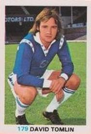 1977-78 FKS Publishers Soccer Stars #179 David Tomlin Front