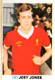 1977-78 FKS Publishers Soccer Stars #191 Joey Jones Front