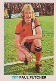 1977-78 FKS Publishers Soccer Stars #205 Paul Futcher Front