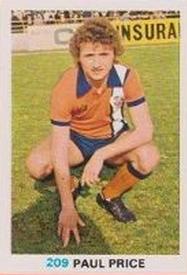 1977-78 FKS Publishers Soccer Stars #209 Paul Price Front