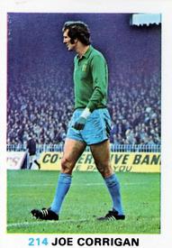1977-78 FKS Publishers Soccer Stars #214 Joe Corrigan Front