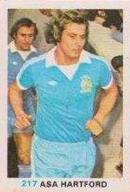 1977-78 FKS Publishers Soccer Stars #217 Asa Hartford Front
