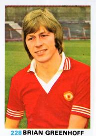 1977-78 FKS Publishers Soccer Stars #228 Brian Greenhoff Front